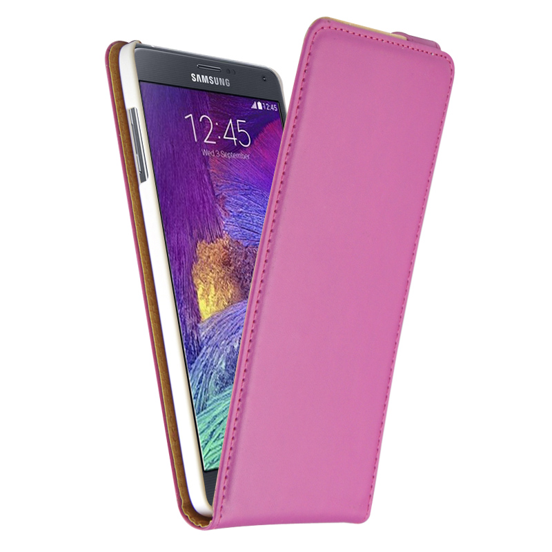 Δερμάτινη Θήκη Samsung Galaxy Note 4 - Ροζ