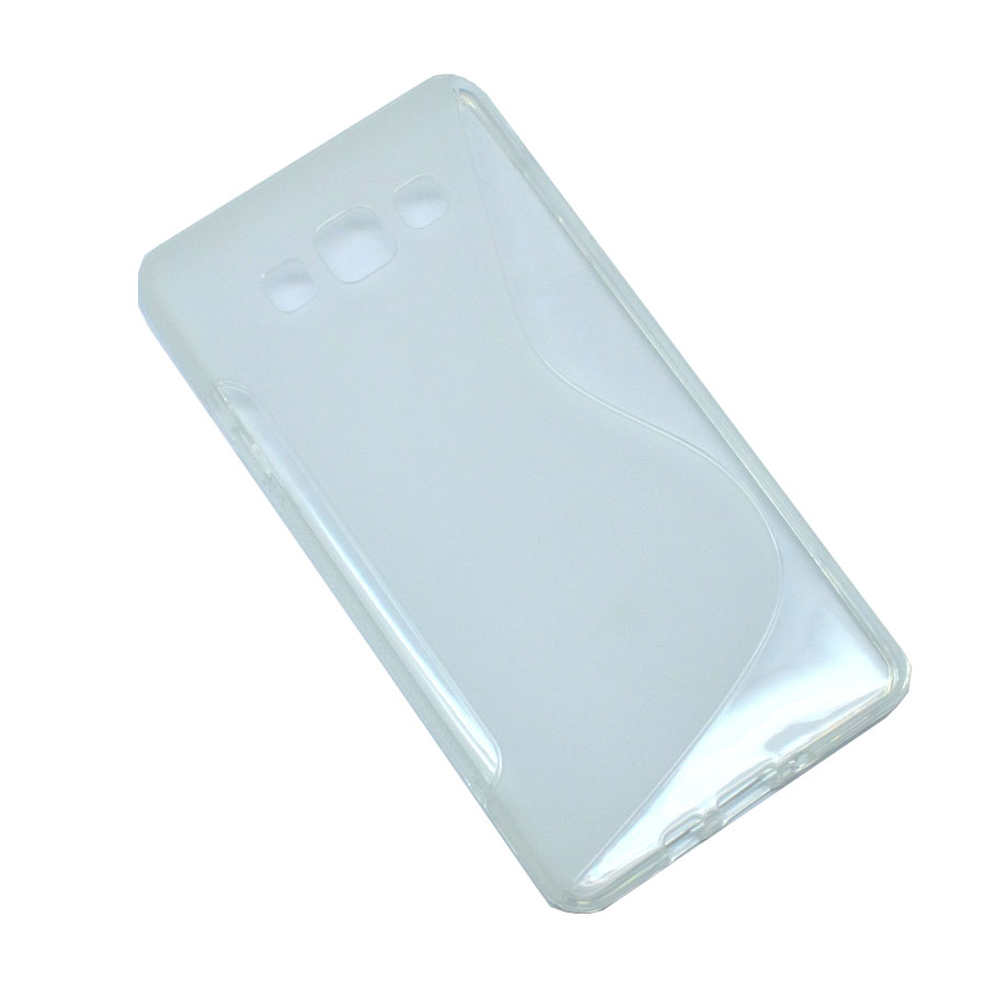 Samsung A7 A700 Θήκη S-Line TPU Transparent White