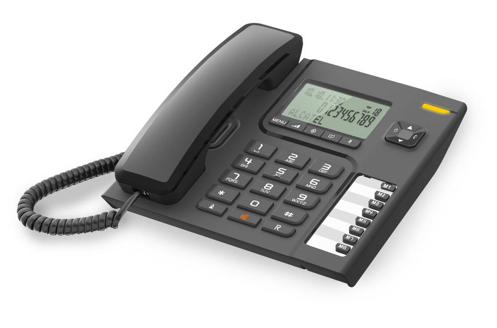 Σταθερό Ψηφιακό Τηλέφωνο Alcatel T76 Μαύρο