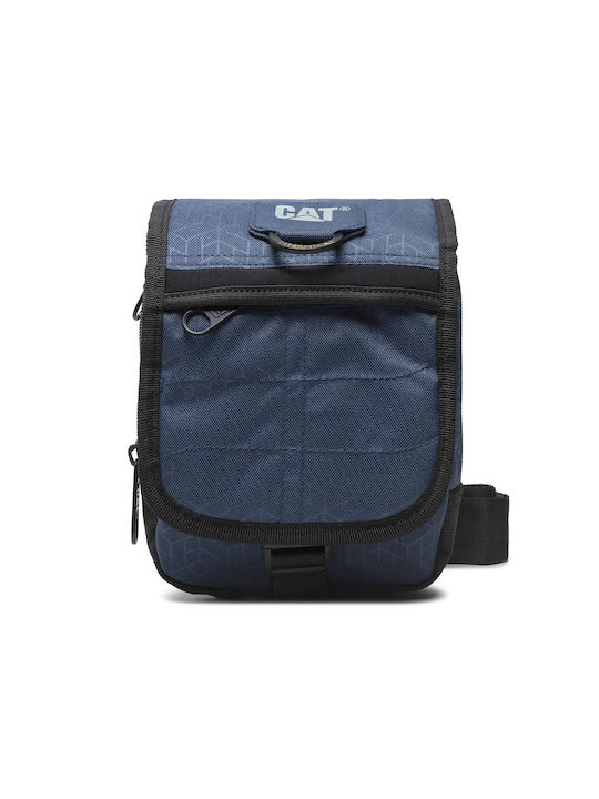 CAT Ανδρική Τσάντα Ταχυδρόμου σε Μπλε χρώμα 84172-504