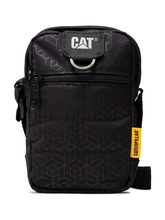 CAT Ανδρική Τσάντα Ώμου / Χιαστί σε Μαύρο χρώμα 84059-478