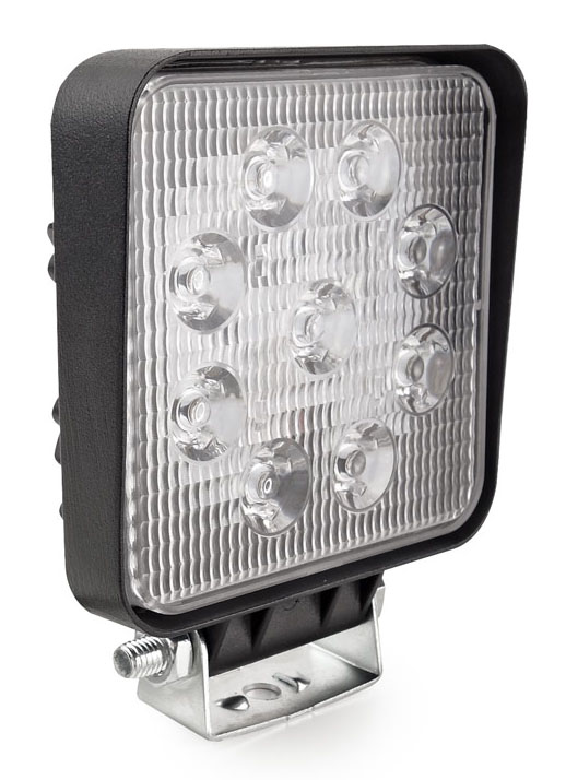AMIO LED προβολέας οχημάτων AWL07 02421, 9x LED, 10.5 x 10.5cm, μαύρος - AMIO 83905