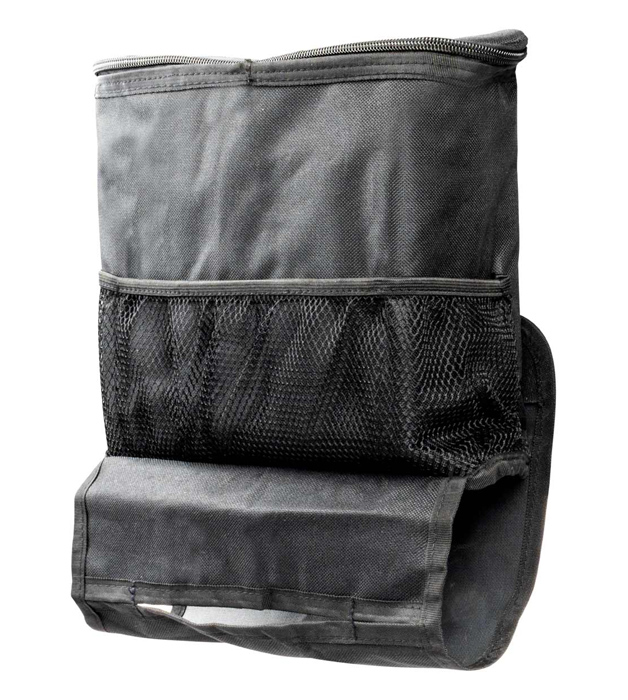 AMIO ισοθερμική τσάντα για κάθισμα αυτοκινήτου 03129, 35x28x10cm, μαύρη - AMIO 109696