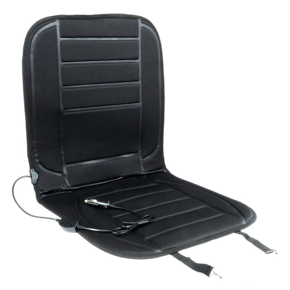 AMIO κάλυμμα καθίσματος αυτοκινήτου 03624, θερμαινόμενο, 98x50cm, μαύρο - AMIO 112888
