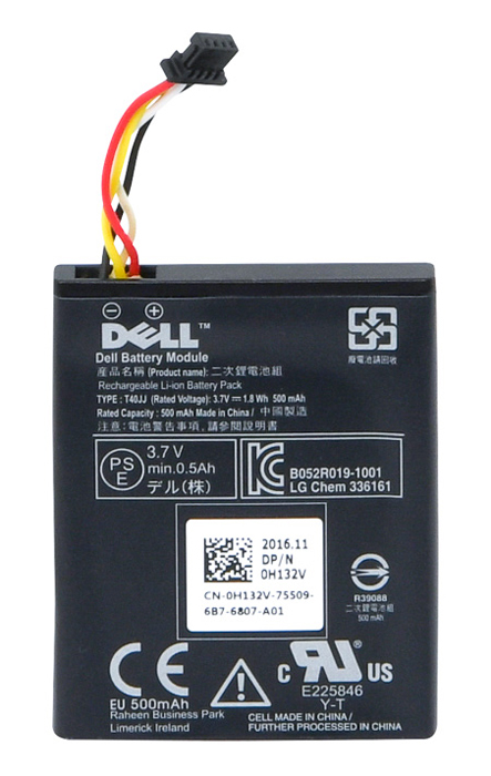 DELL used battery 0HD8WG για Raid Controllers PERC H710/H810, 500mAh - DELL 103697