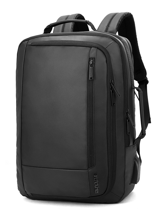 ARCTIC HUNTER τσάντα πλάτης 1500362 με θήκη laptop 15.6", 20L, μαύρη - ARCTIC HUNTER 102774