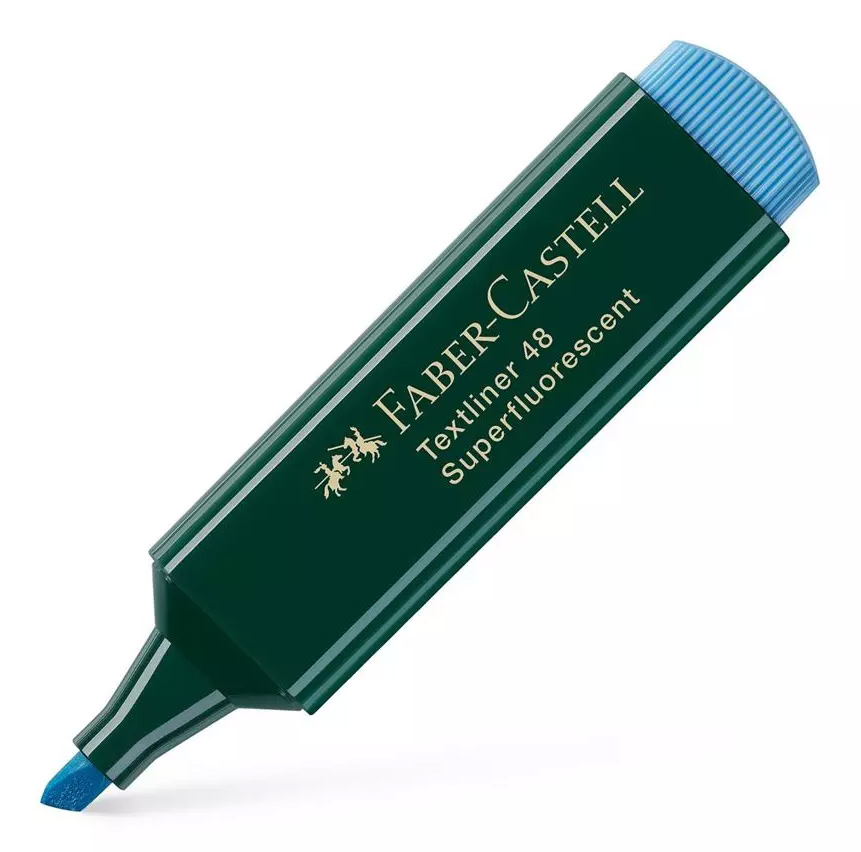 FABER-CASTELL μαρκαδόρος υπογράμμισης Textliner 48, μπλε, 1τμχ - FABER CASTELL 78355