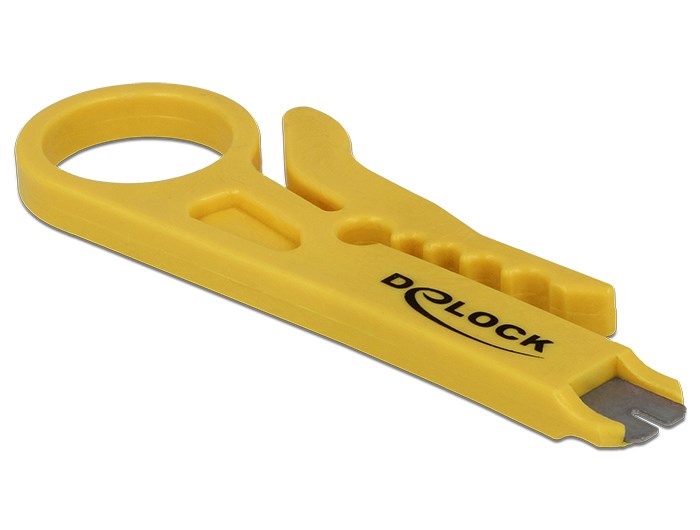 DELOCK Insertion Tool και Cable Stripper 18411, κίτρινο - DELOCK 56183