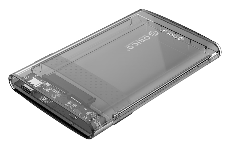 ORICO εξωτερική θήκη για 2.5" HDD 2139C3, USB 3.1, έως 4TB, διάφανη - ORICO 37200