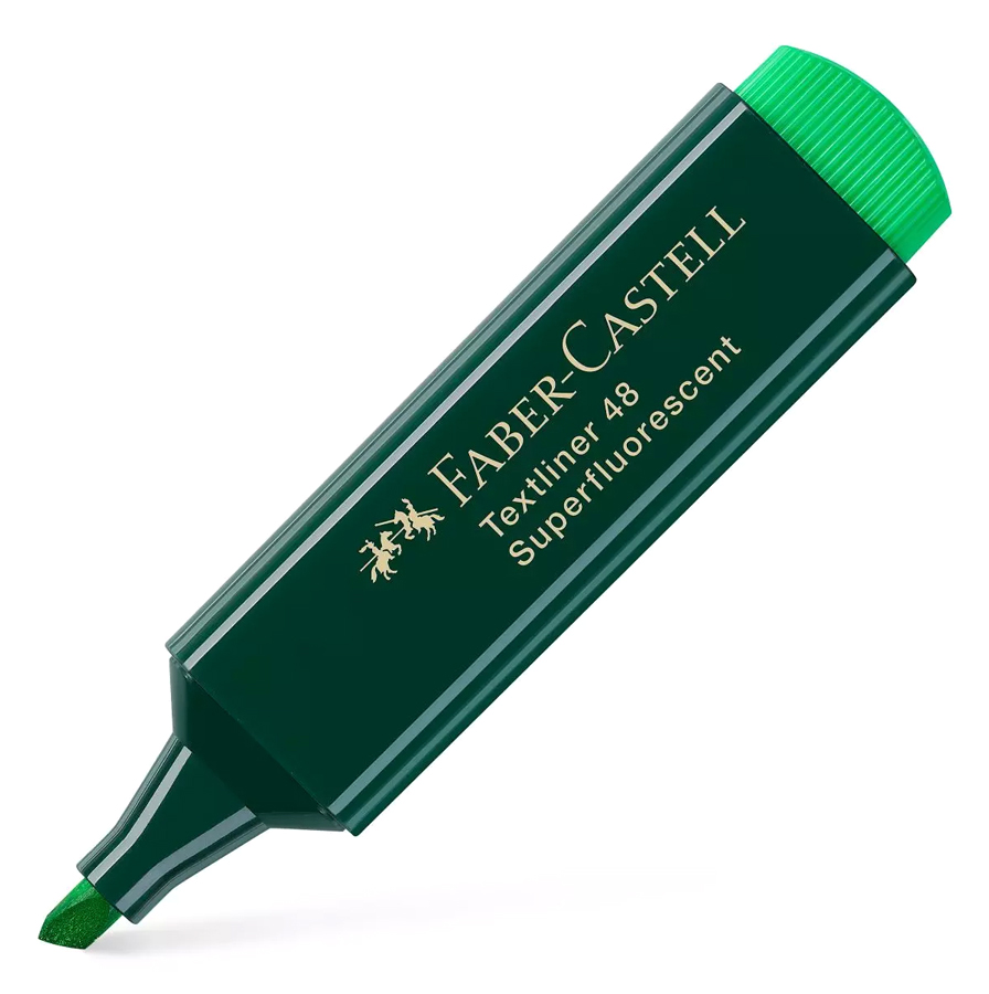 FABER CASTELL μαρκαδόρος υπογράμμισης Textliner 48, πράσινος, 1τμχ - FABER CASTELL 102152