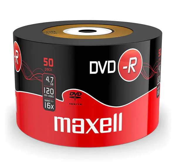 MAXELL DVD-R 4.7GB/120min, 16x speed, spindle pack 50τμχ - MAXELL 118672