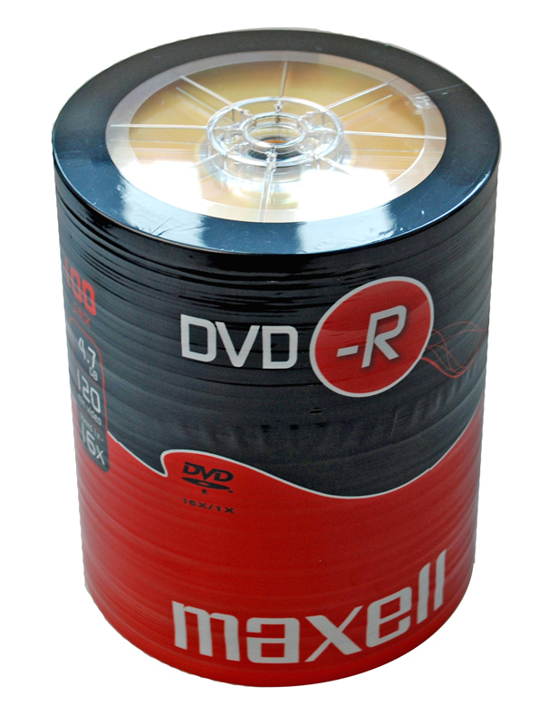 MAXELL DVD-R 4.7GB/120min, 16x speed, spindle pack 100τμχ - MAXELL 102746