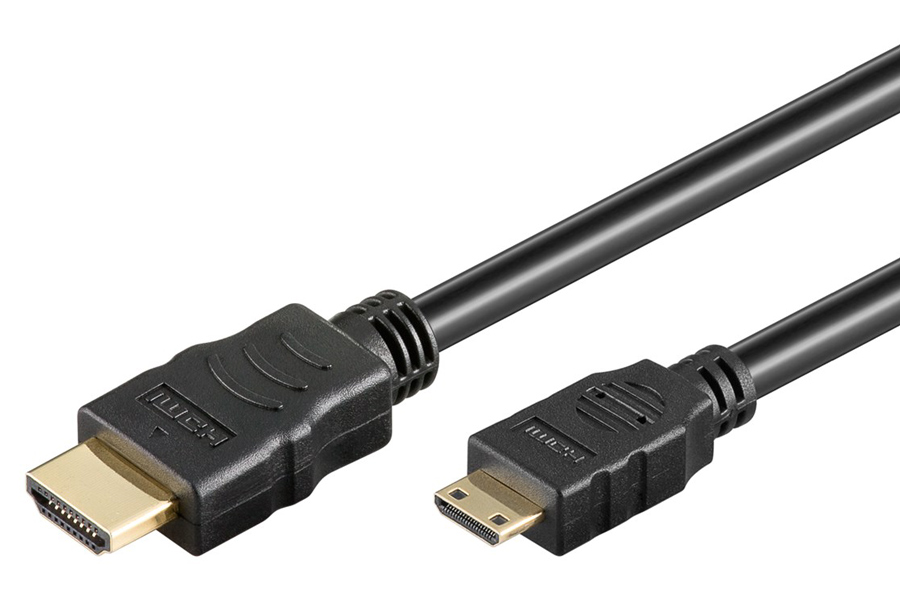 GOOBAY καλώδιο HDMI σε HDMI Mini 31933 με Ethernet, 4K/30Hz, 3m, μαύρο - GOOBAY 25734
