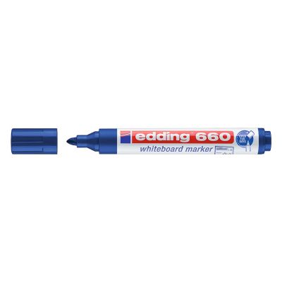 EDDING μαρκαδόρος ασπροπίνακα 660, επαναγεμιζόμενος, μπλε - EDDING 82614