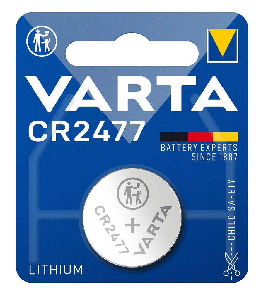 VARTA μπαταρία λιθίου, CR2477, 3V, 1τμχ - VARTA 114494
