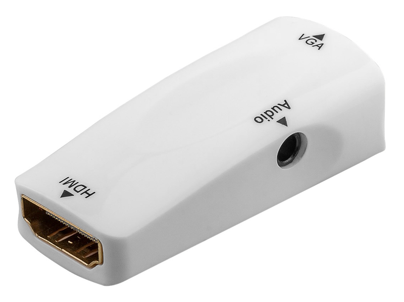 GOOBAY αντάπτορας HDMI σε VGA 44794 με 3.5mm, 1080p/60Hz, λευκός - GOOBAY 88996