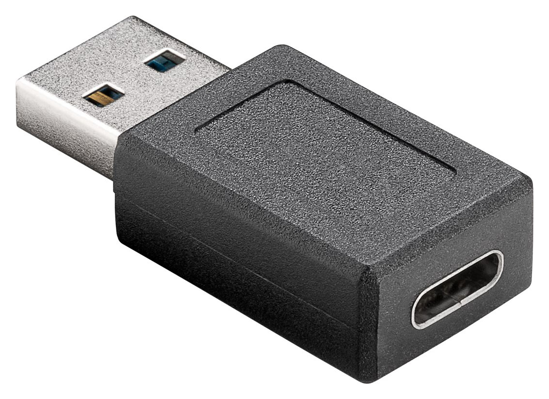 GOOBAY αντάπτορας USB σε USB-C θηλυκό 45400, 5Gbps, μαύρος - GOOBAY 86074