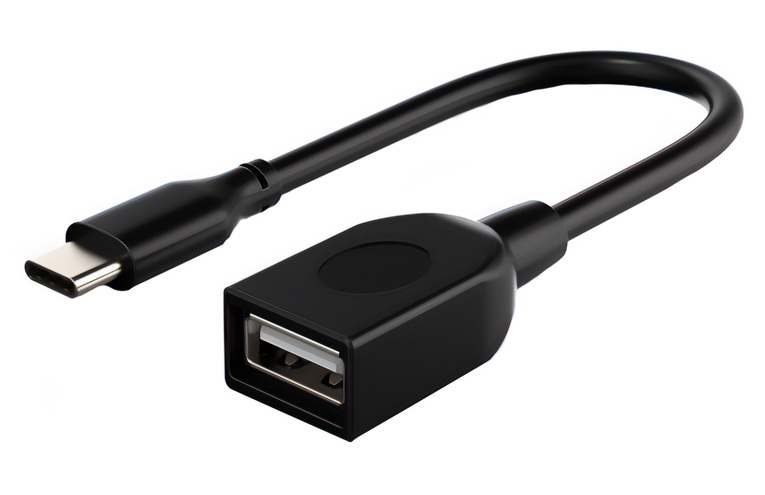 CABLETIME καλώδιο USB-C σε USB CMAF2, 480Mbps, 0.15m, μαύρο - CABLETIME 84810