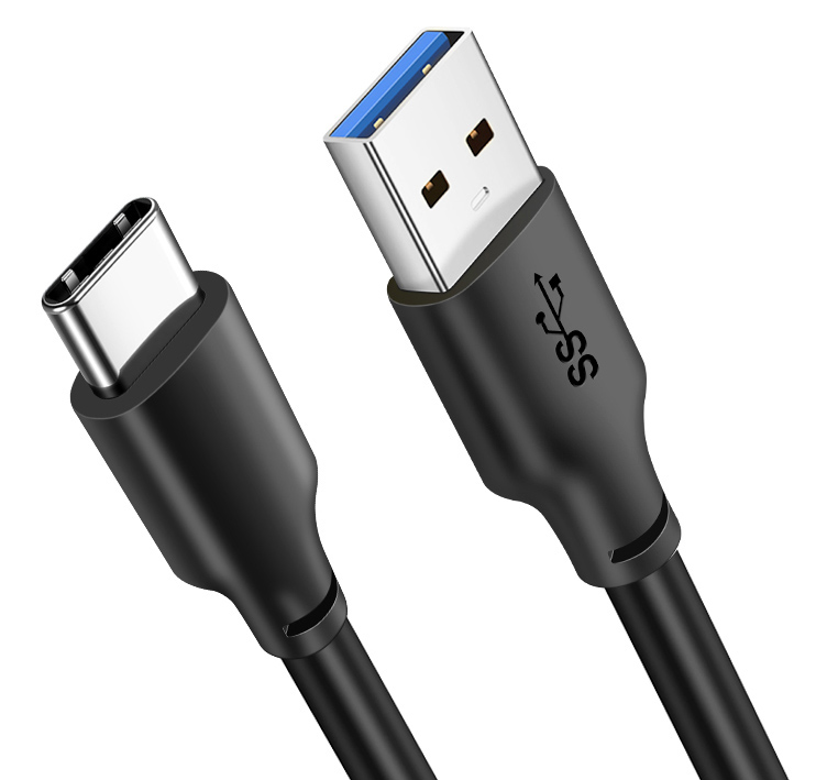 CABLETIME καλώδιο USB-C σε USB CMAMN, 15W, 5Gbps, 0.25m, μαύρο - CABLETIME 84811