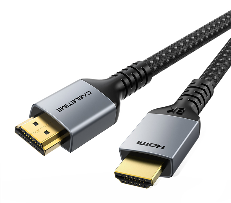 CABLETIME καλώδιο HDMI 2.1 CT-HM8K, 8K/60Hz, 48Gbps, 28AWG, 2m, μαύρο - CABLETIME 84897