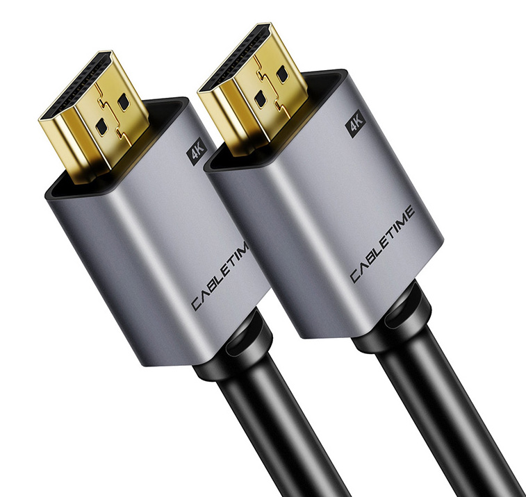 CABLETIME καλώδιο HDMI 2.0 CT-PHE2G, 4K/60Hz, 2m, μαύρο - CABLETIME 84902