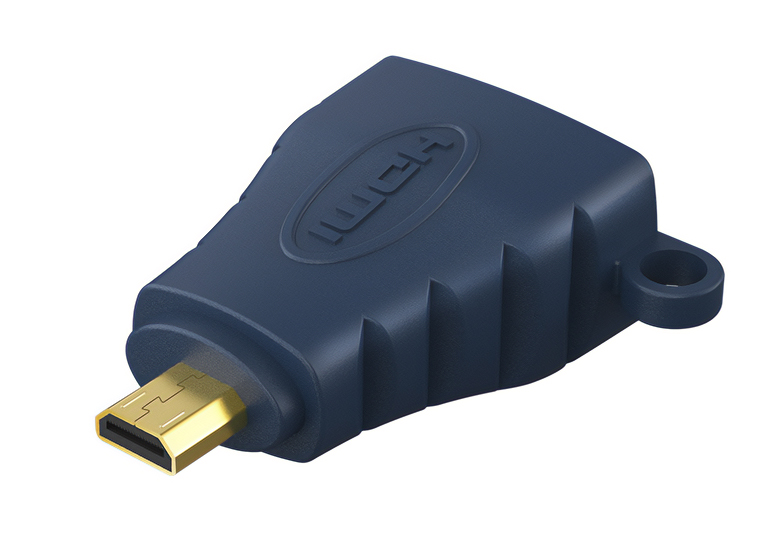 CABLETIME αντάπτορας micro HDMI σε HDMI HA16R, 4K/60Hz, μπλε - CABLETIME 84937