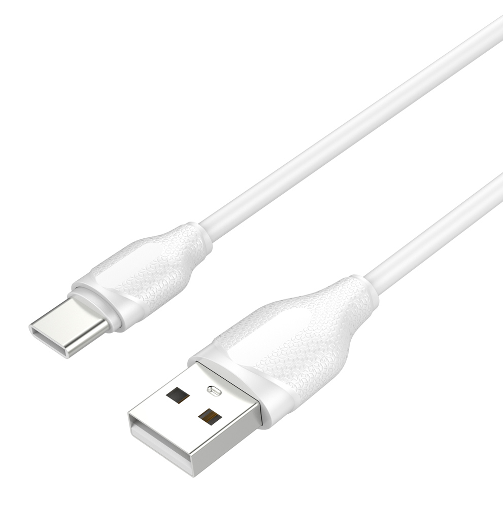 LDNIO καλώδιο USB-C σε USB LS371, 10.5W, 1m, λευκό - LDNIO 108984