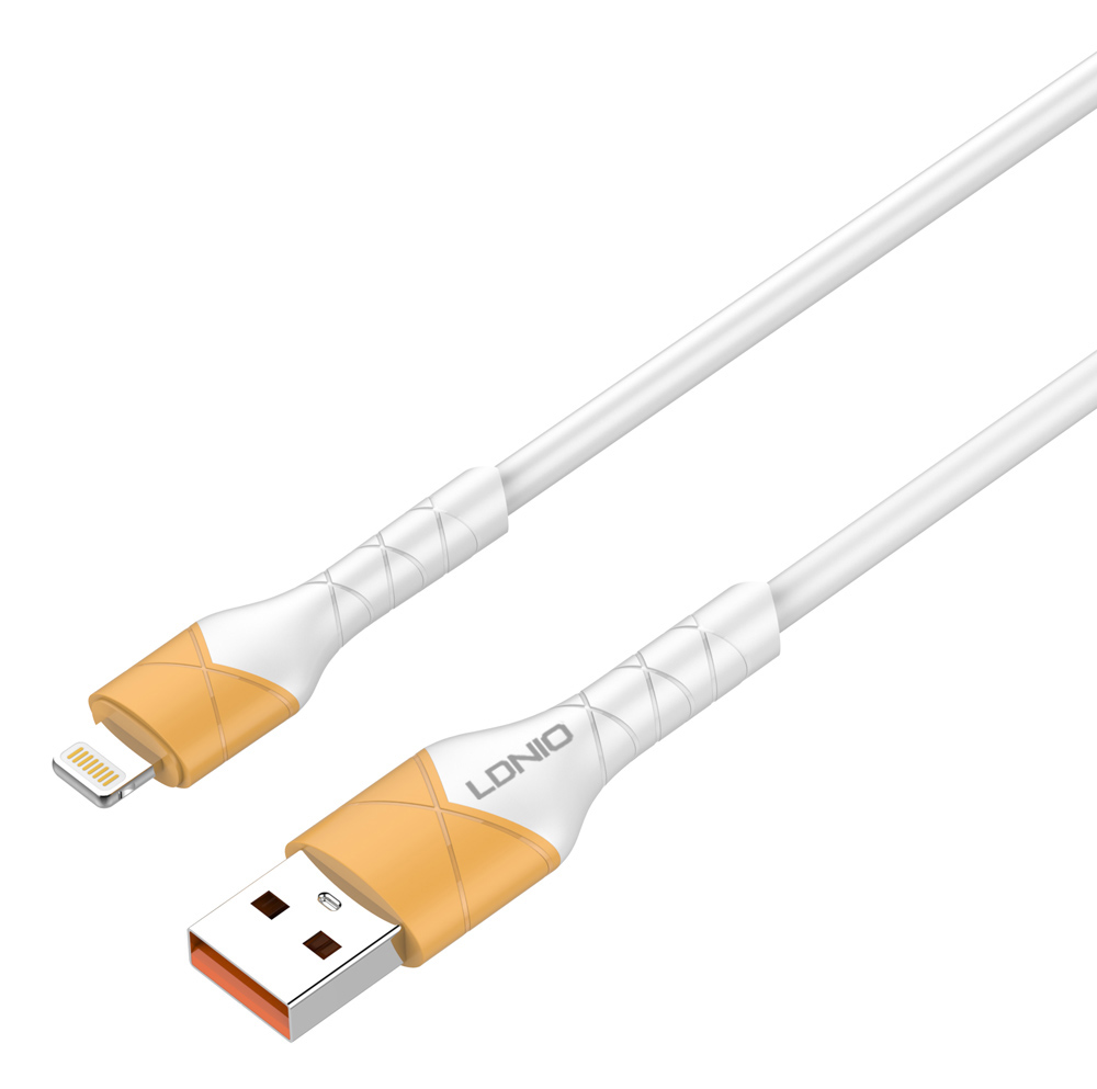 LDNIO καλώδιο Lightning σε USB LS801, 30W, 1m, λευκό - LDNIO 108999