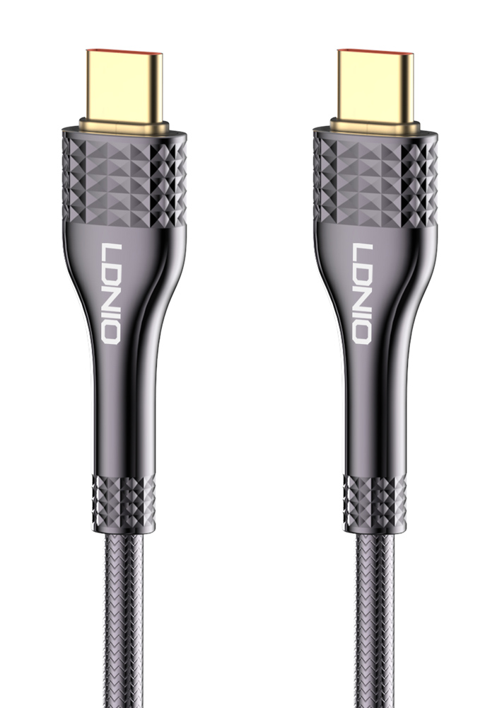 LDNIO καλώδιο USB-C σε USB-C LC651C, 65W, 1m, γκρι - LDNIO 110549