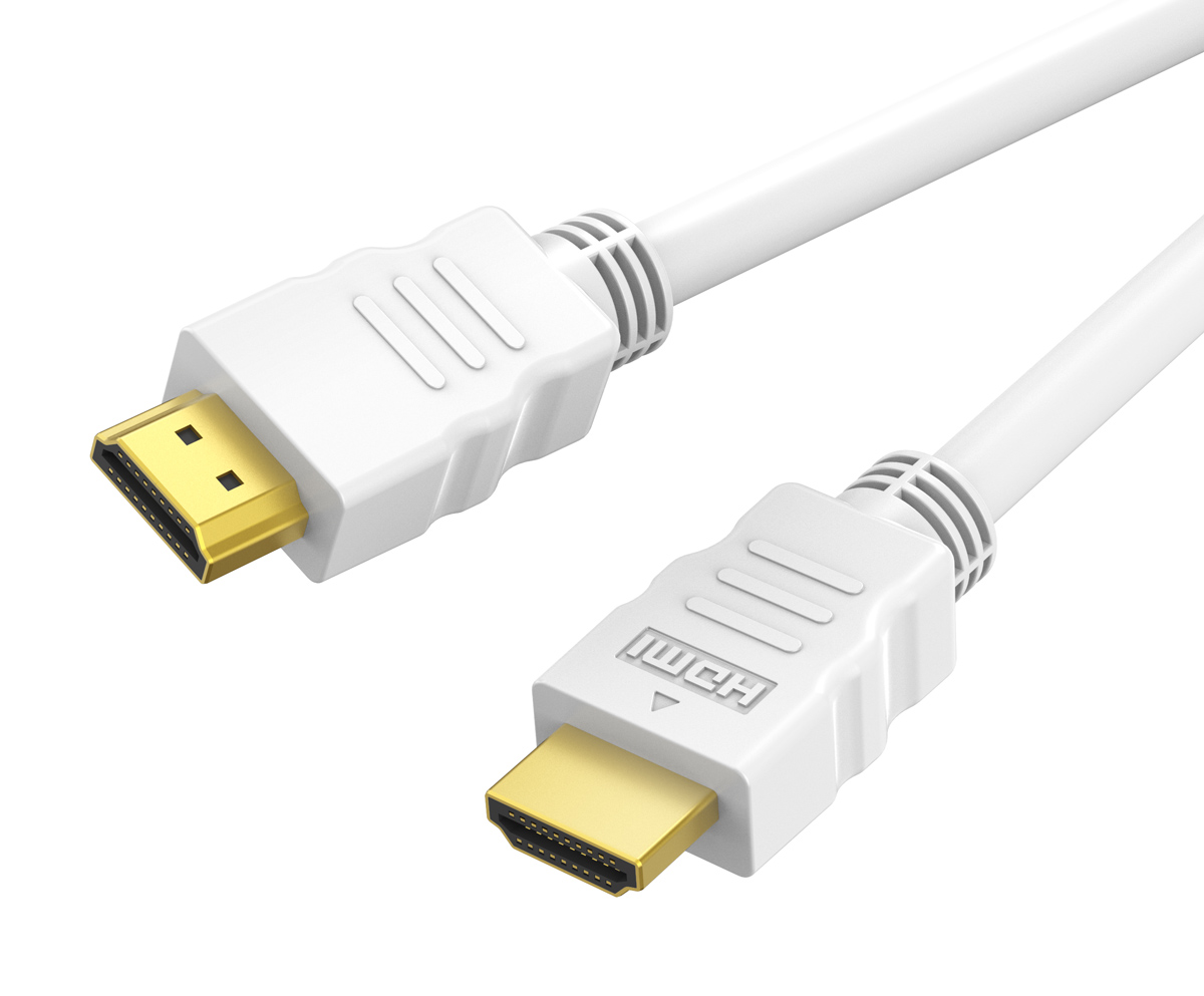 CABLETIME καλώδιο HDMI CT-HE19G με Ethernet, 4K/60Hz, 18 Gbps, 2m, λευκό - CABLETIME 113815