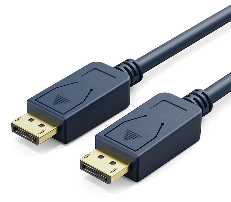 CABLETIME καλώδιο DisplayPort CT-01G, 4K/60Hz, 18 Gbps, 0.5m, μπλε - CABLETIME 113822