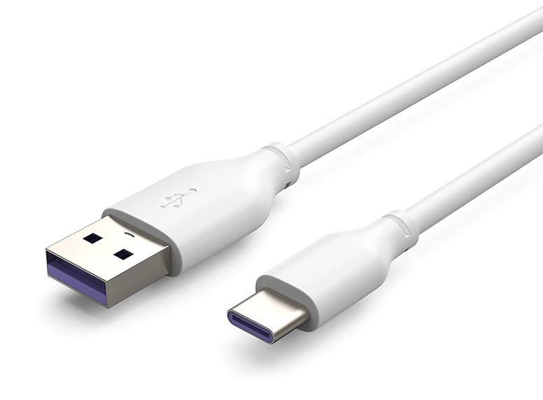 CABLETIME καλώδιο USB-C σε USB CT-U325A, 25W, 480Mbps, 0.25m, λευκό - CABLETIME 113824