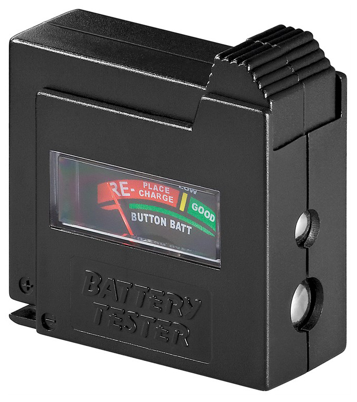 GOOBAY battery tester 54020, για AAA/AA/C/D/9V/N, μαύρο - GOOBAY 90123