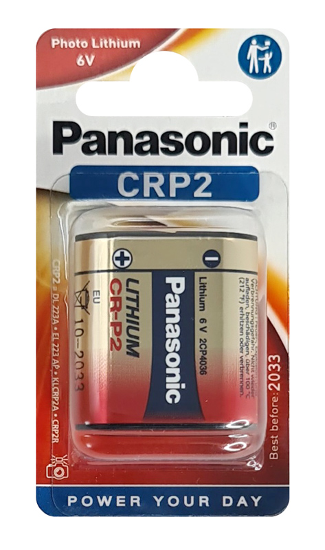PANASONIC μπαταρία λιθίου, CRP2, 6V, 1τμχ - PANASONIC 114514