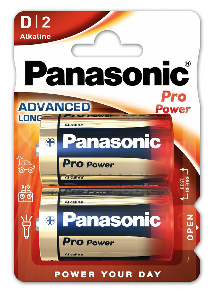 PANASONIC αλκαλικές μπαταρίες Pro Power, D/LR20, 1.5V, 2τμχ - PANASONIC 114520