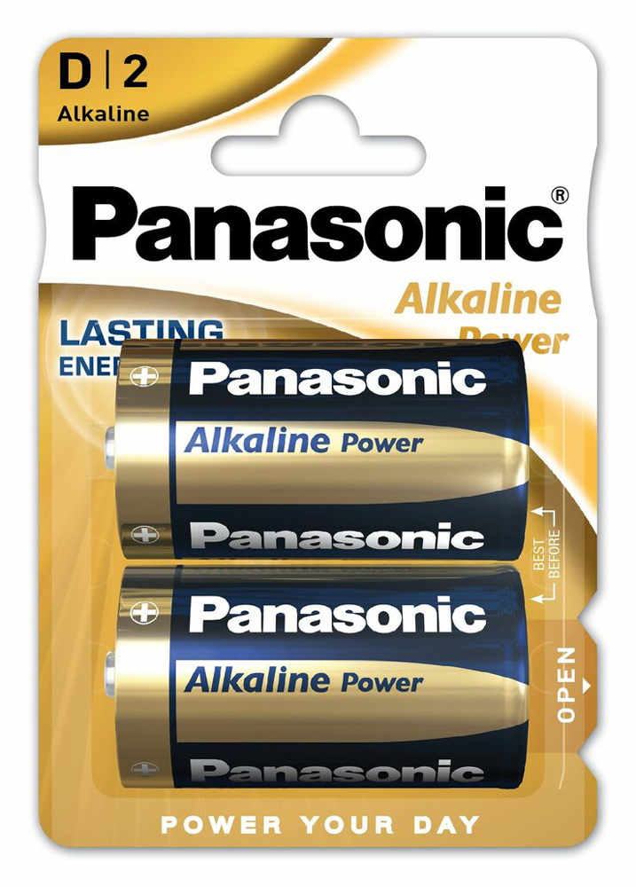 PANASONIC αλκαλικές μπαταρίες Alkaline Power, D/LR20, 1.5V, 2τμχ - PANASONIC 114519