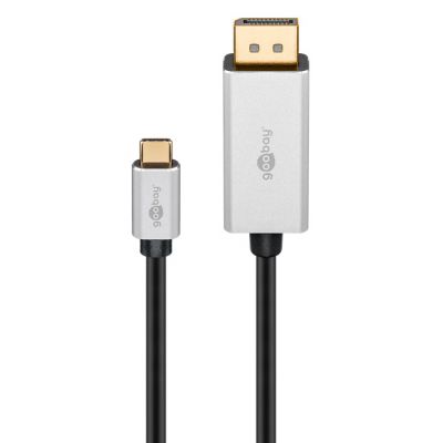 GOOBAY καλώδιο USB-C σε DisplayPort 60176, HDR, 8K, copper, 2m, μαύρο - GOOBAY 104715