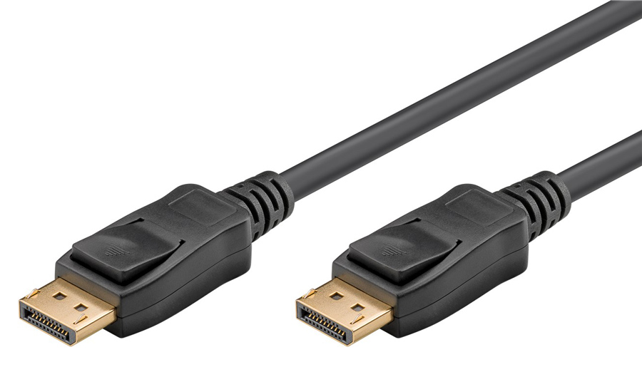 GOOBAY καλώδιο DisplayPort 61697, 8K/60Hz, 32.4 Gbit/s, 2m, μαύρο - GOOBAY 107923