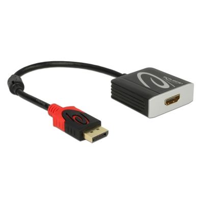 DELOCK αντάπτορας DisplayPort 1.2 σε HDMI 62734, 4K, active, μαύρος - DELOCK 87519