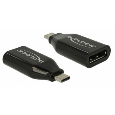DELOCK αντάπτορας USB-C σε DisplayPort 64151, 4K/60Hz, μαύρος - DELOCK 103678