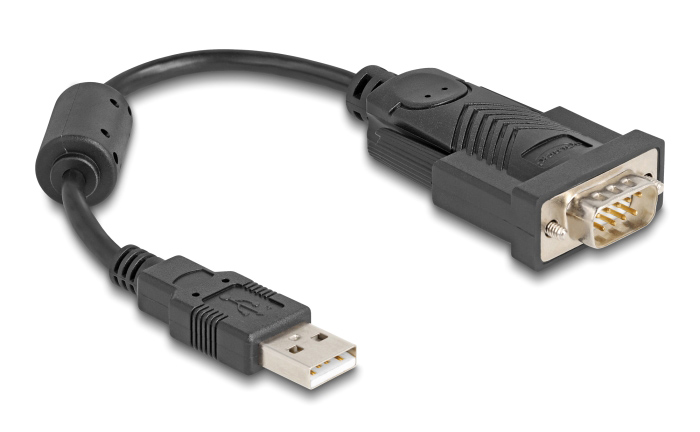 DELOCK αντάπορας USB σε RS-232 64276, 460.8Kbps, 0.25m, μαύρος - DELOCK 119270