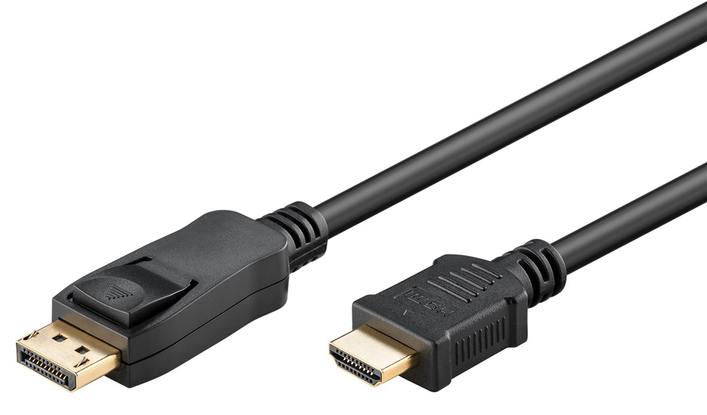 GOOBAY καλώδιο DisplayPort σε HDMI 64835, 4K/30Hz, 1m, μαύρο - GOOBAY 114042