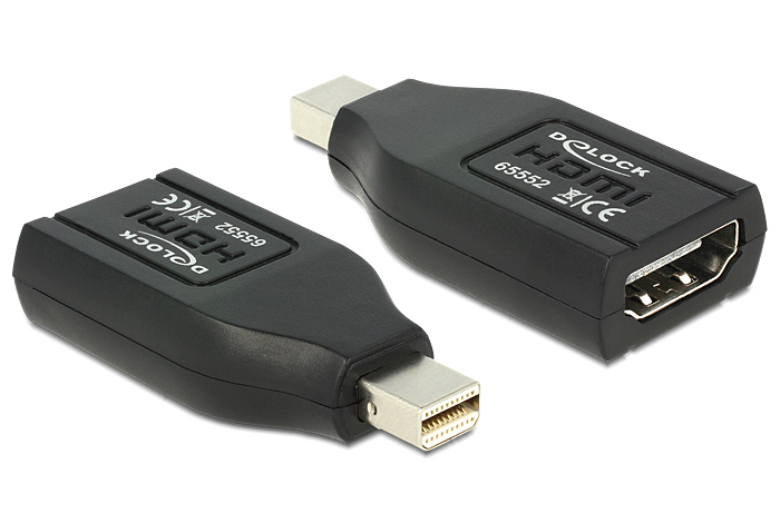DELOCK αντάπτορας DisplayPort mini σε HDMI 65552, 1080p, μαύρος - DELOCK 108315