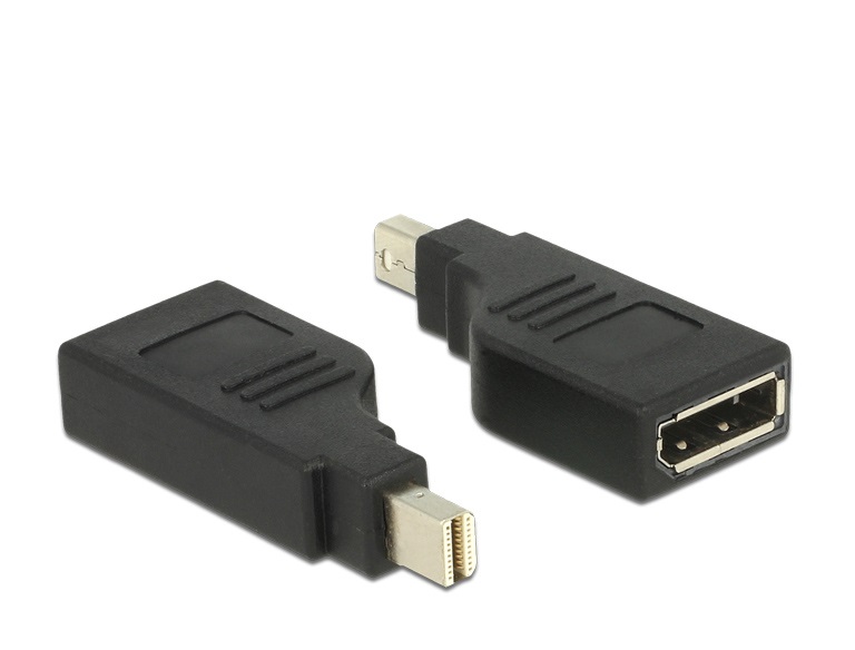 DELOCK αντάπτορας mini DisplayPort (M) σε DisplayPort (F) 65626, 4K, 90° - DELOCK 58495