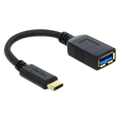 DELOCK καλώδιο USB-C σε USB 65634, USB3.1, Gen 1, 3A, 5Gbps, 15cm, μαύρο - DELOCK 87537