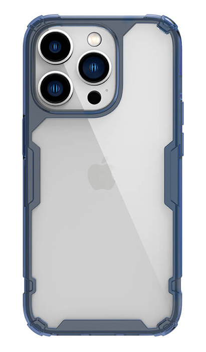 NILLKIN θήκη Nature Pro για Apple iPhone 14 Pro, μπλε & διάφανη - NILLKIN 103782