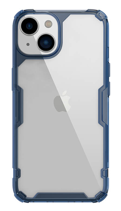 NILLKIN θήκη Nature Pro για Apple iPhone 14 Plus, μπλε & διάφανη - NILLKIN 103784