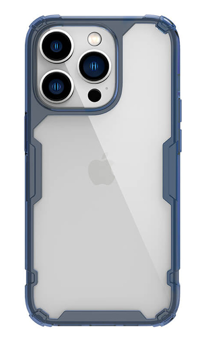 NILLKIN θήκη Nature Pro για Apple iPhone 14 Pro Max, μπλε & διάφανη - NILLKIN 103786