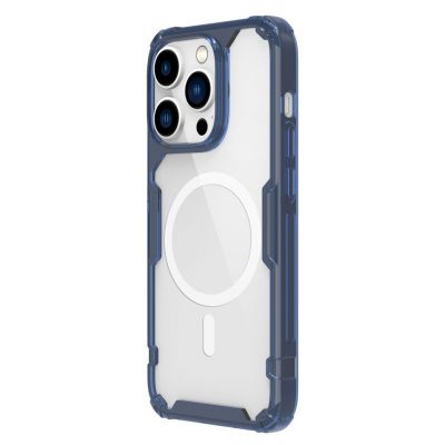 NILLKIN θήκη Nature Pro Magnetic για iPhone 14 Pro, μπλε & διάφανη - NILLKIN 106310
