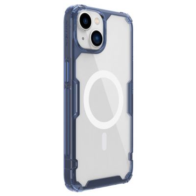 NILLKIN θήκη Nature Pro Magnetic για iPhone 14 Plus, μπλε & διάφανη - NILLKIN 106312
